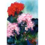 Bob Ross How-To Painting Packet Florals - Geraniums