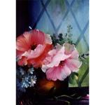 Bob Ross How-To Painting Packet Florals - Poppies In Window