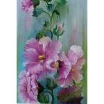 Bob Ross How-To Painting Packet Florals - Hollyhocks