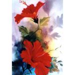 Bob Ross How-To Painting Packet Florals - Red Hibiscus