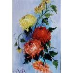 Bob Ross How-To Painting Packet Florals - Mums