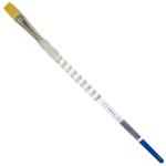 Royal Langnickle Soft-Grip Golden Taklon Brush - Long Handle, Flat #8