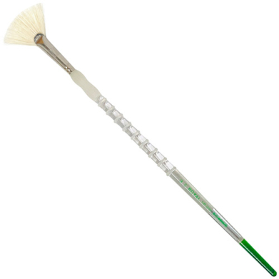 Royal Langnickel Soft-Grip Bristle Brush - Long Handle, Fan #6