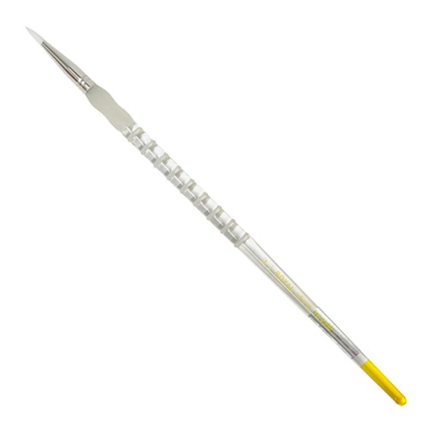 Royal Langnickel Soft-Grip White Taklon Brush - Long Handle, Round #2
