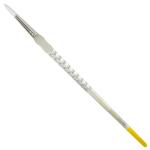 Royal Langnickel Soft-Grip White Taklon Brush - Long Handle, Round #6