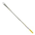 Royal Langnickel Soft-Grip White Taklon Brush - Long Handle, Bright #6