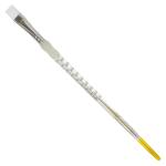 Royal Langnickel Soft-Grip White Taklon Brush - Long Handle, Bright #8