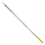Royal Langnickel Soft-Grip White Taklon Brush - Long Handle, Filbert #4