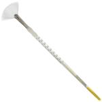 Royal Langnickel Soft-Grip White Taklon Brush - Long Handle, Fan #6