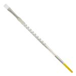 Royal Langnickel Soft-Grip White Taklon Brush - Long Handle, Flat #4