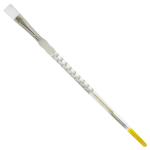 Royal Langnickel Soft-Grip White Taklon Brush - Long Handle, Flat #8