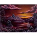 Bob Ross How-To Painting Packet Landscapes - Black Sunset