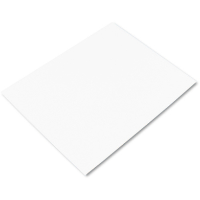 Pacon Railroad Poster Board 22" x 28" - 4 Ply White