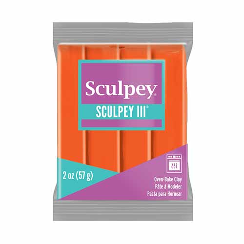 Sculpey III Clay 2 oz. Just Orange