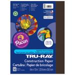 Pacon Tru-Ray Sulphite Construction Paper 9" x 12" - (50 Sheets) Dark Brown