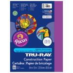 Pacon Tru-Ray Sulphite Construction Paper 9" x 12" - (50 Sheets) Magenta