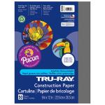 Pacon Tru-Ray Sulphite Construction Paper 9" x 12" - (50 Sheets) Slate Gray