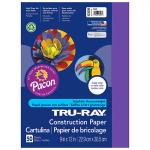 Pacon Tru-Ray Sulphite Construction Paper 9" x 12" - (50 Sheets) Violet