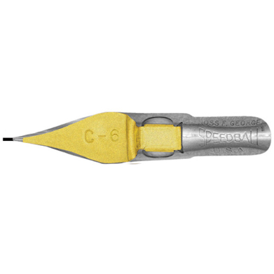 Speedball Pen Nibs - (12 Pack) Flat C6