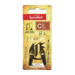 Speedball Pen Nibs - (2 Pack) Flat C2 & C3