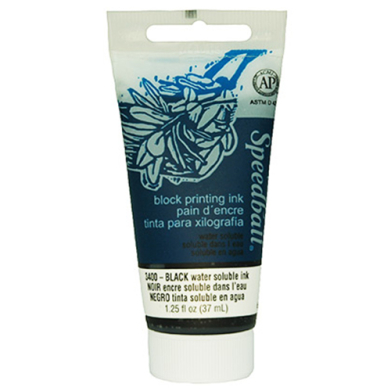 Speedball Block Printing Ink - (1.25oz/37ml) Black
