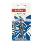 Speedball #2 V-Shaped Gouge Linoleum Cutters (2 pack)