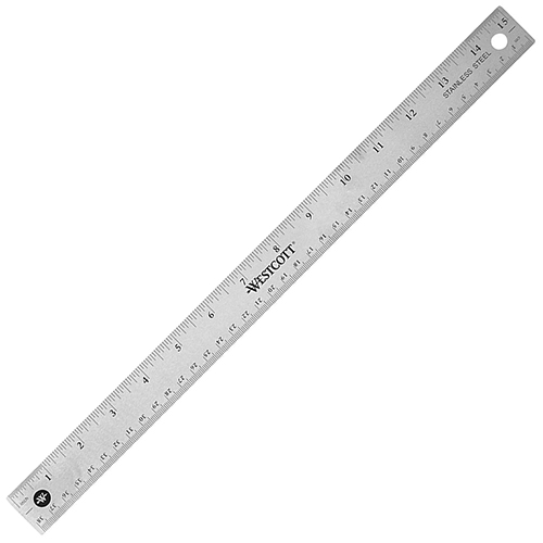 Ruler 36 inch Steel Flex Cork Back