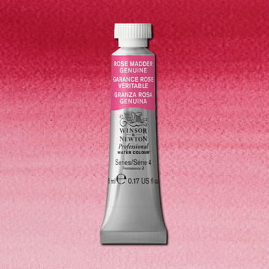 Winsor & Newton Professional Water Colour  (.17oz/5ml) Rose Madder Genuine