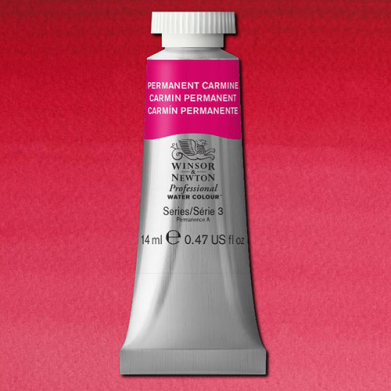 Winsor & Newton Professional Water Colour  (.47oz/14ml) Permanent Carmine