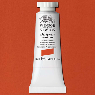 Winsor & Newton Designers Gouache  (0.47oz/14mL) Venetian Red