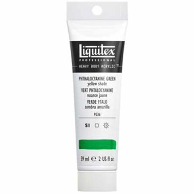 Liquitex Professional Heavy Body Acrylic Paint - (2oz/59ml) Phthalo Green (Yellow Shade)