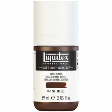 Liquitex Professional Soft Body Acrylic Paint - (2oz/59ml) Burnt Umber