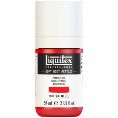 Liquitex Professional Soft Body Acrylic Paint - (2oz/59ml) Pyrrole Red