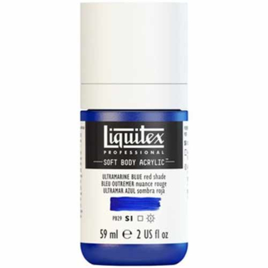 Liquitex Professional Soft Body Acrylic Paint - (2oz/59ml) Ultramarine Blue Red Shade