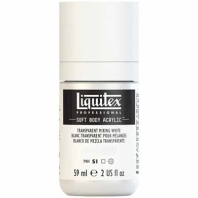 Liquitex Professional Soft Body Acrylic Paint - (2oz/59ml) Transparent Mixing White