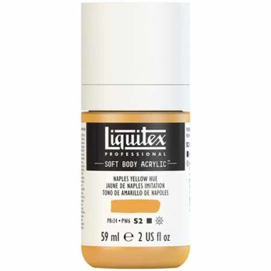 Liquitex Professional Soft Body Acrylic Paint - (2oz/59ml) Naples Yellow Hue