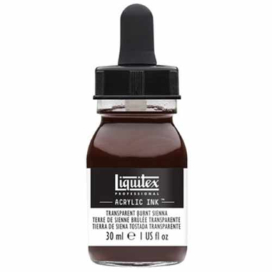 Liquitex Professional Acrylic Ink - (1oz/30ml) Transparent Burnt Sienna