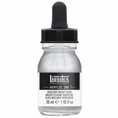 Liquitex Professional Acrylic Ink - (1oz/30ml) Iridescent Bright Silver