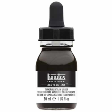 Liquitex Professional Acrylic Ink - (1oz/30ml) Transparent Raw Umber