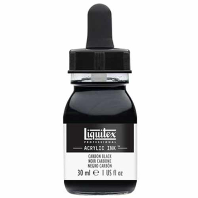 Liquitex Professional Acrylic Ink - (1oz/30ml) Carbon Black