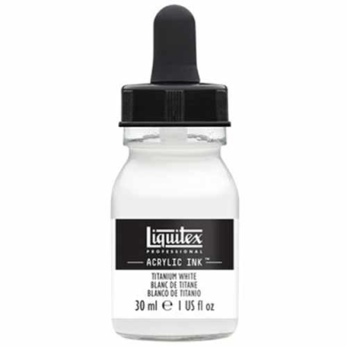 Liquitex Professional Acrylic Ink - (1oz/30ml) Titanium White