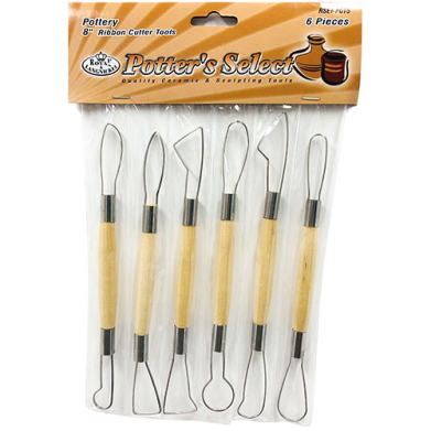 Royal Langnickel Potter's Select 8" Ribbon Cutter Tools - (6 Pieces) Large Ended