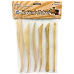 Royal Langnickel Potter's Select 8" Wooden Sculpting Tools - (6 Pieces)