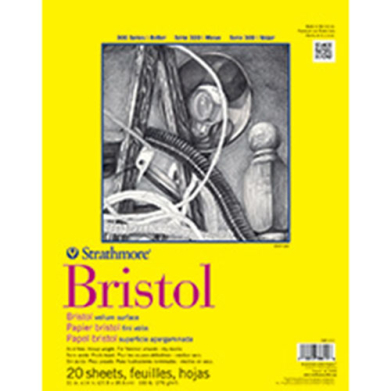 Strathmore 300 Series Bristol Pad 11" x 14" - (20 sheets, 100lb) Vellum