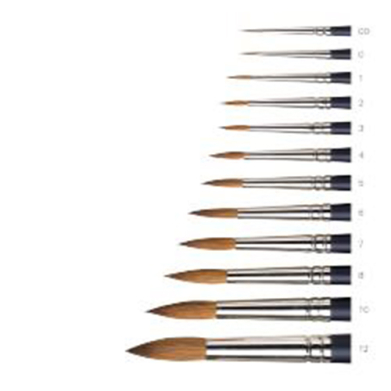 #3 Round Artists' Watercolor Brush
