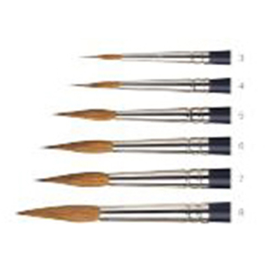 #7 Pointed Round Artist' Watercolor Brush
