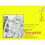 Strathmore 300 Series Newsprint Pad 18" x 24" - (50 sheets, 32lb) Smooth