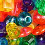 The Beadery Super Value Jumbo Beads - (1lb) Transparent Assortment