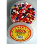 Hygloss Straw Bucket O'Beads Assorted Sizes