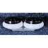Large Double Plastic Palette Cups With Covers